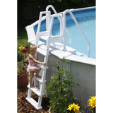 Easy Pool Step With Outside Ladder for Above Ground Pools