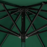 Mirage 9-ft Octagonal Auto-Tilt Market Umbrella - Breez-Tex Canopy