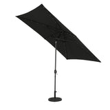 Nassau 6.5-ft x 10-ft Rectangular Market Umbrella with LED Lights - Breez-Tex Canopy