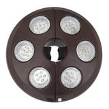 6-Light Rechargeable LED Umbrella Light